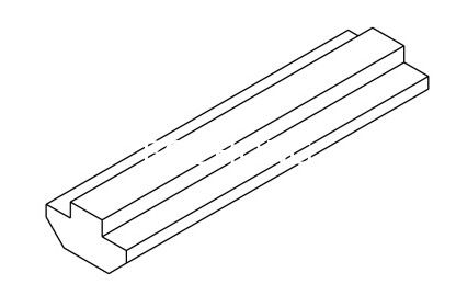 Connector Link 10 - 10 Aluminum Extrusion Profiles Anodic Oxidation